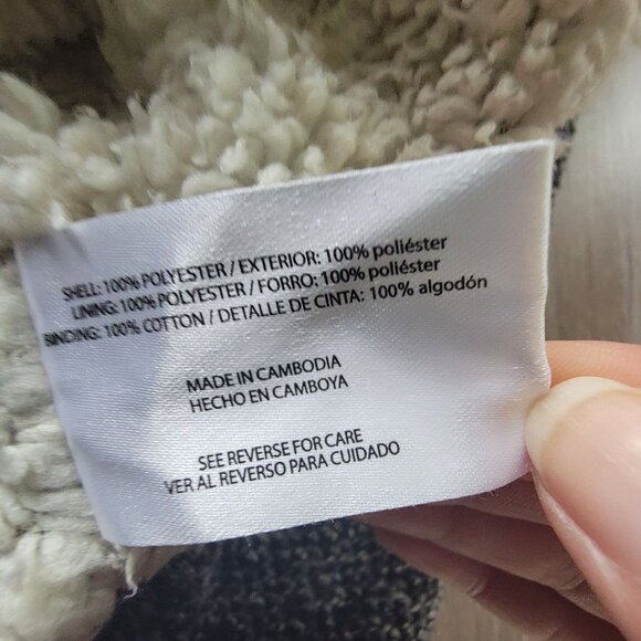 Orvis Mens XXL Black White Pullover Fleece Quarter Zip Sweater - Picture 8 of 15